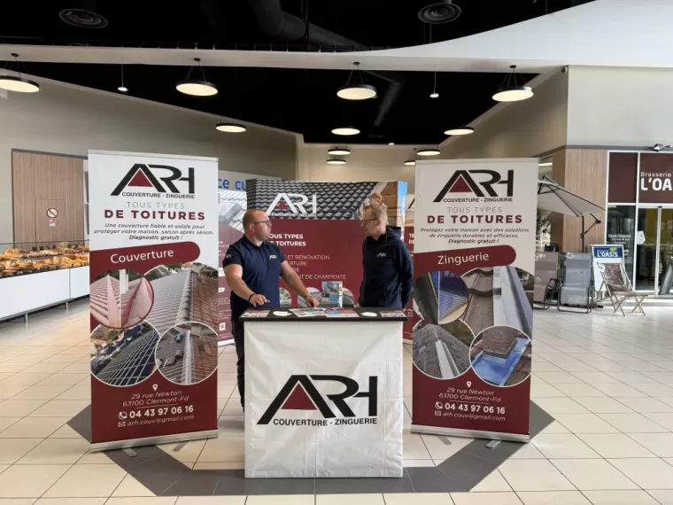 RETROUVEZ-NOUS DANS VOTRE GALERIE LECLERC ENVAL !, Clermont-Ferrand, ARH - Couverture Zinguerie