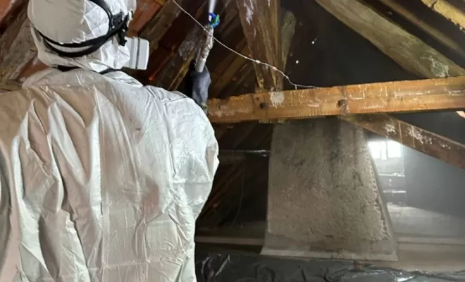 Traitement de charpente par pulvérisation à Vichy