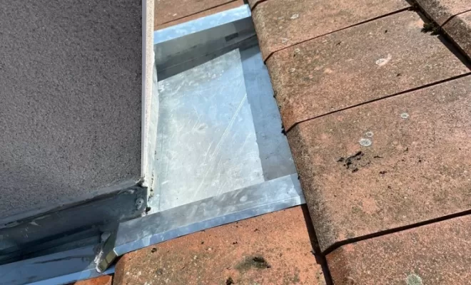 Abergement de cheminée en zinc sur mesure à Ambert.